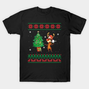 Rudolph Merry Xmas Ugly Christmas T-Shirt